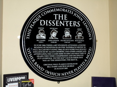 John Lennon plaque - The Dissenters